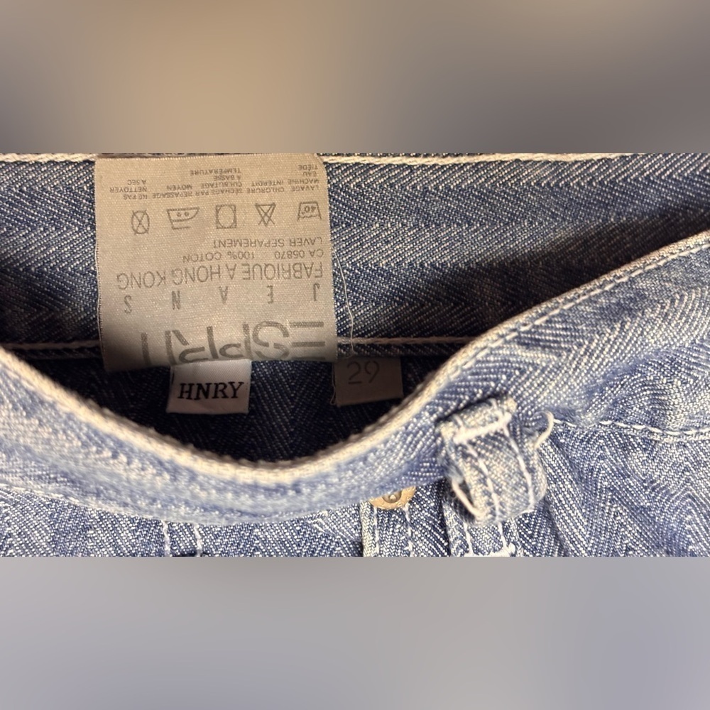 Espirit Women's Vintage HNRY Denim Skirt Size 29 - Picture 12 of 14
